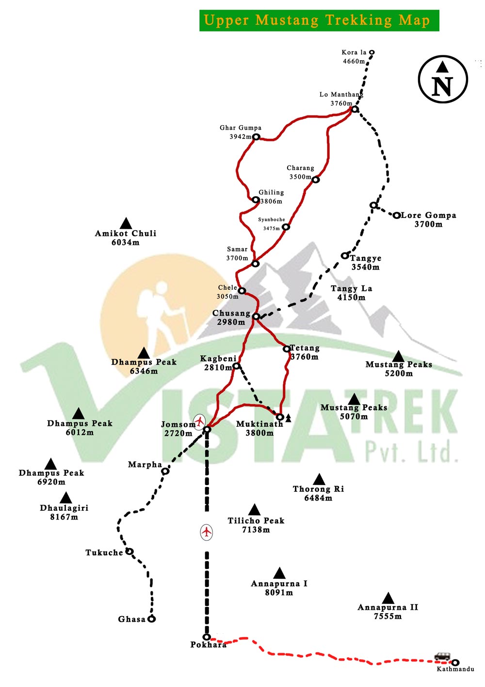 Upper Mustang Trek 15 Days